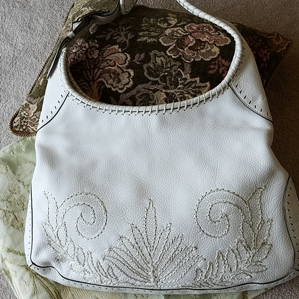 Cole Haan gorgeous white leather bag